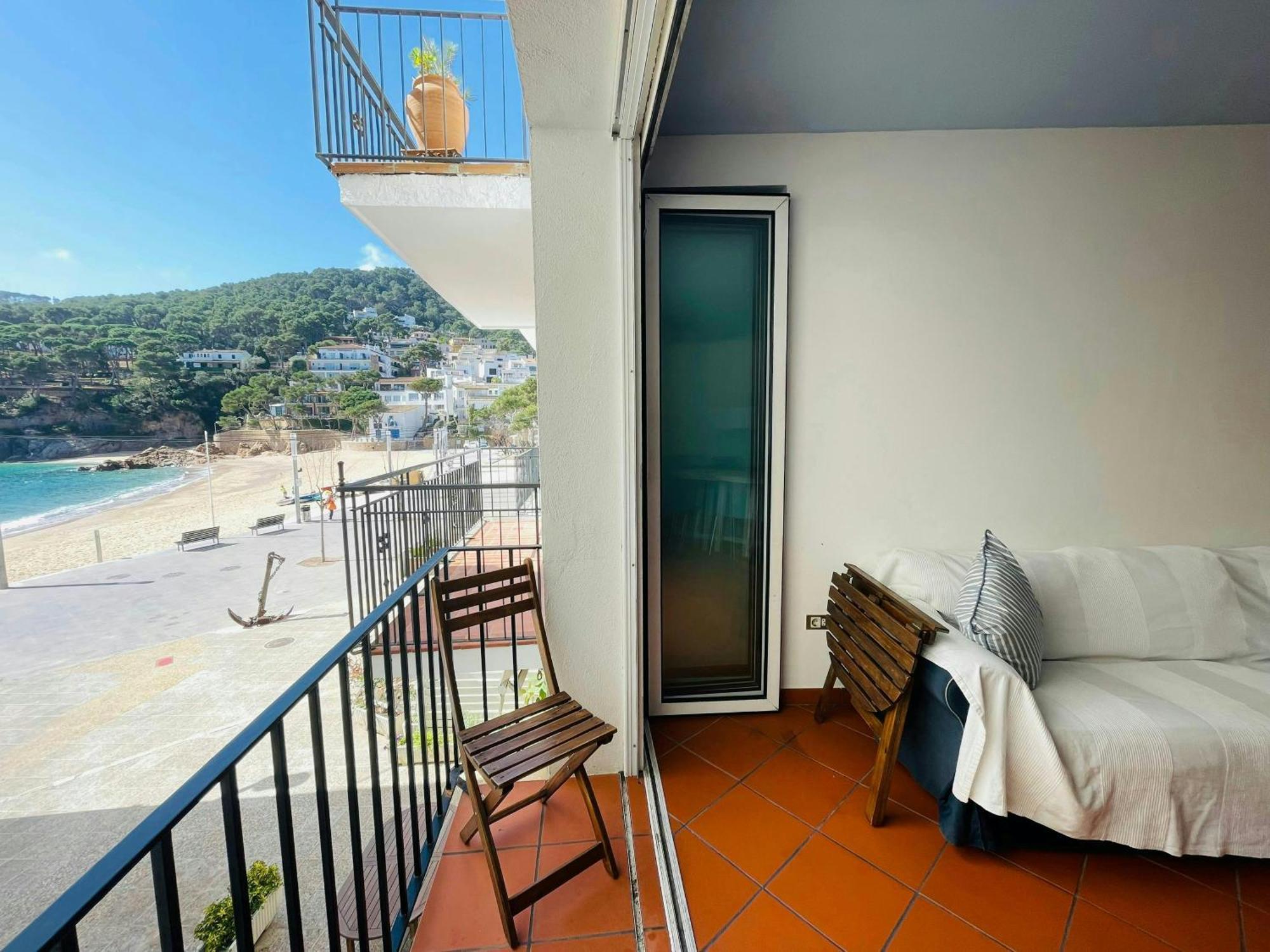 Tamariu Beach 1: Beachfront Wifi Up To 6 Ppl Eksteriør billede