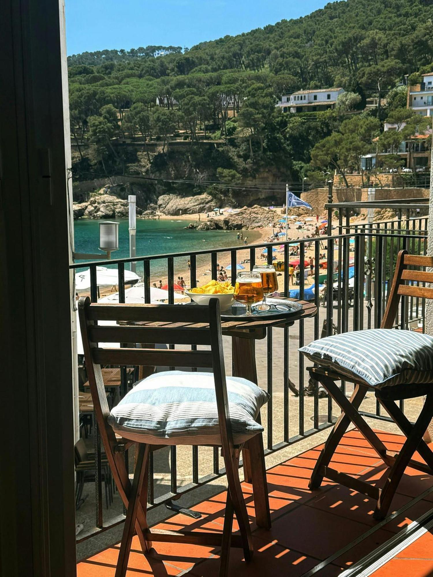 Tamariu Beach 1: Beachfront Wifi Up To 6 Ppl Eksteriør billede