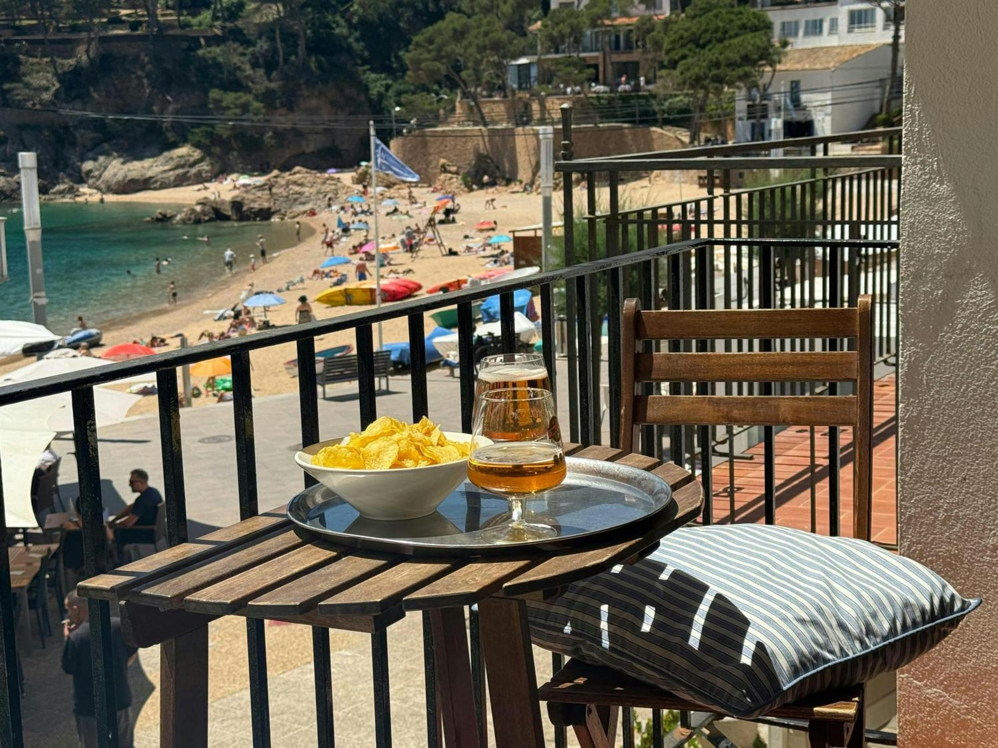 Tamariu Beach 1: Beachfront Wifi Up To 6 Ppl Eksteriør billede
